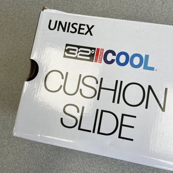 NEW 32 Degrees Cool  Women's 7.5-8.5 Black Cushion Slide Sandals - Picture 7 of 9